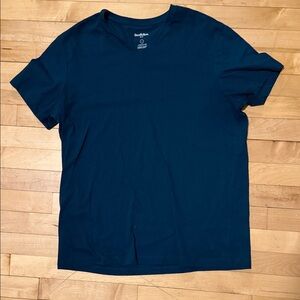 Goodfellow & Co Dark Blue V-Neck Short Sleeve Tee